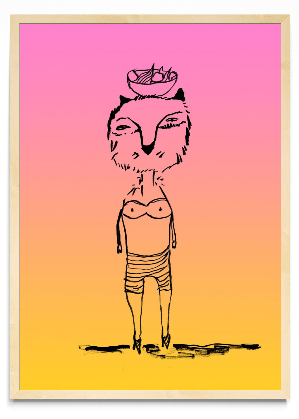 Gatx con frutera - Retrato MC