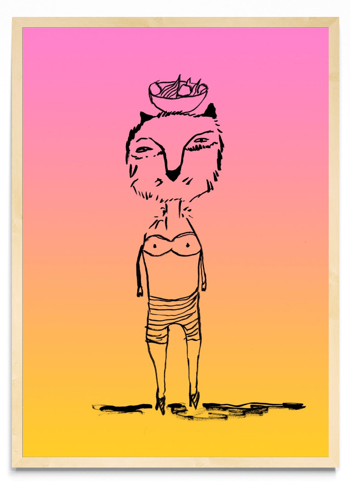 Gatx con frutera - Retrato MC