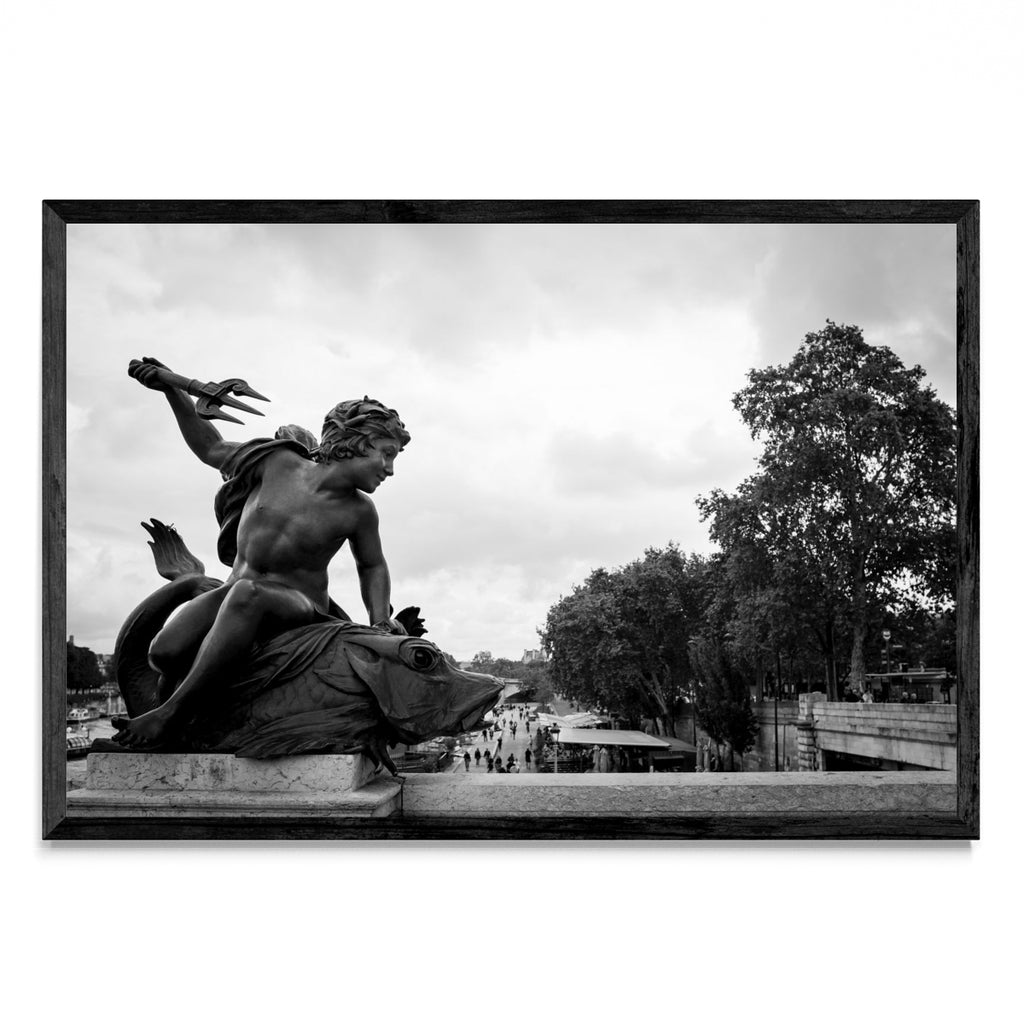 Estatua de un puente de París - FotoH N
