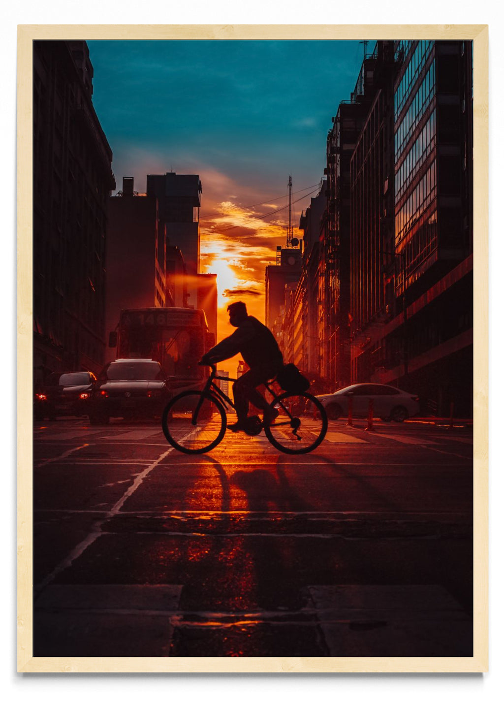 La bici y la tarde. - Retrato MC