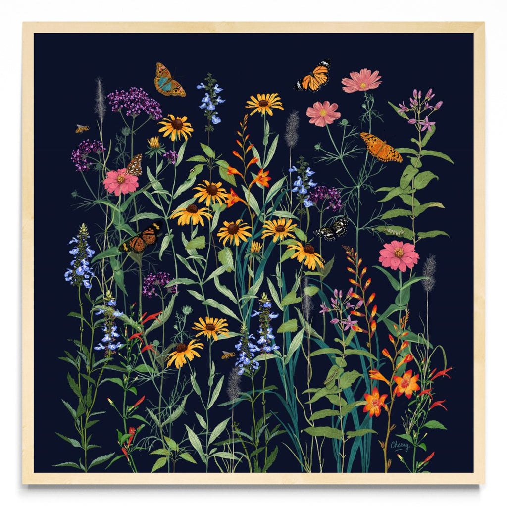 Jardin de primavera - Cuadrado MC
