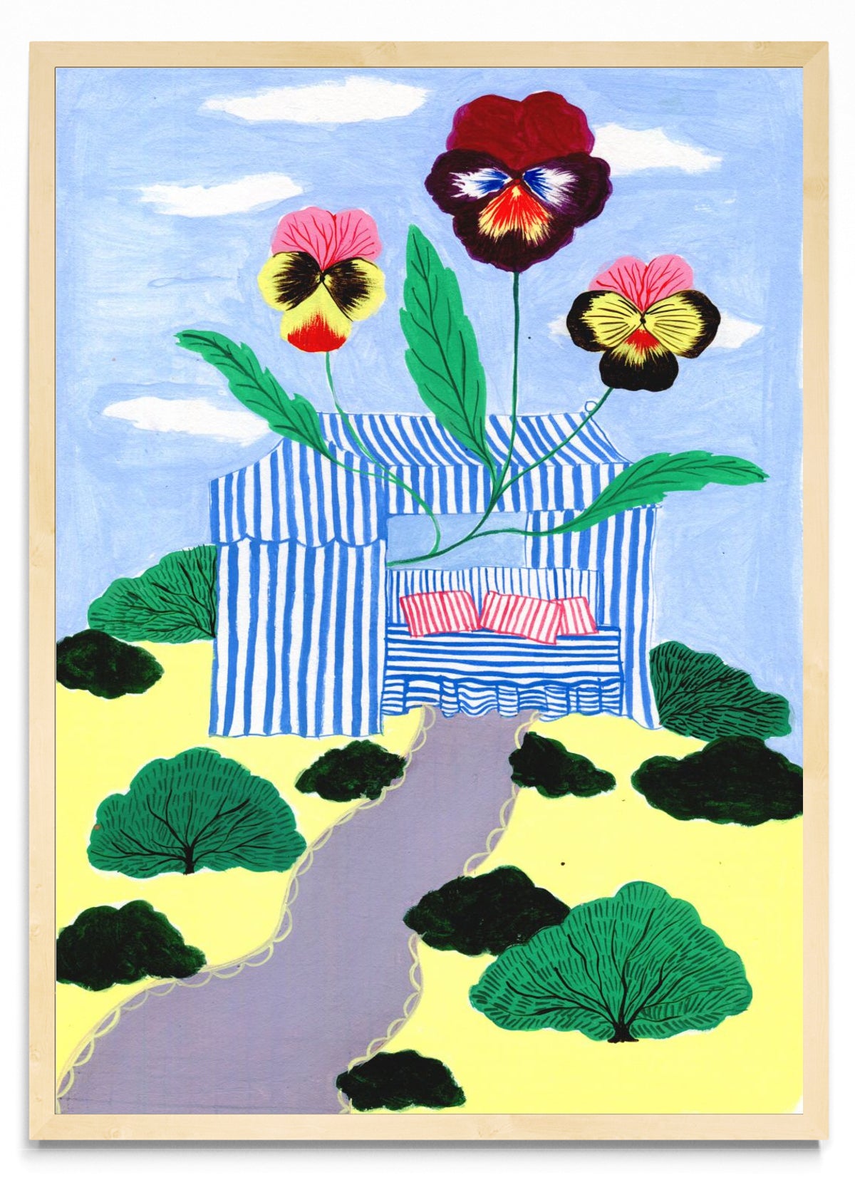Carpa y pensamientos - Retrato MC