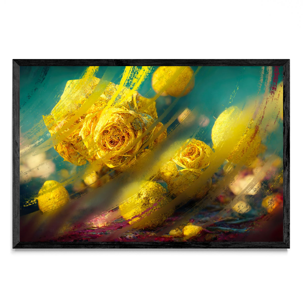 Virtual Garden - Yellow Roses - FotoH N