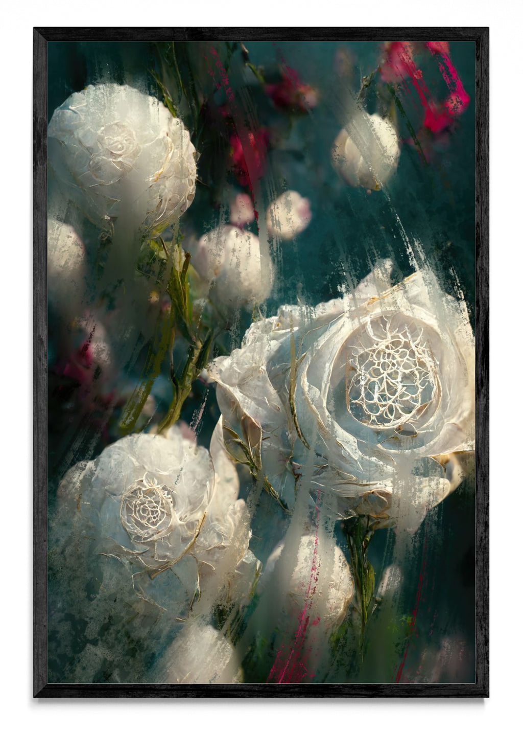 Virtual Garden - White Roses - FotoV N