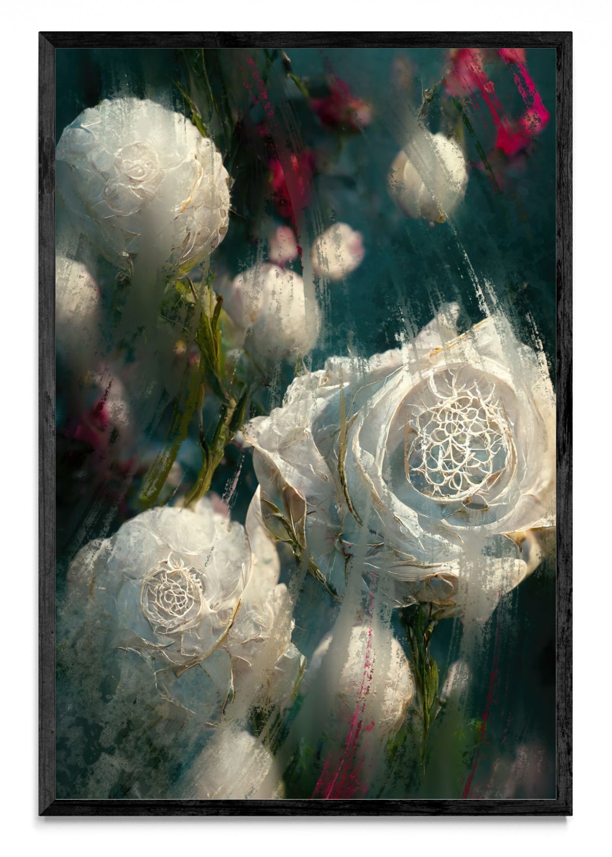 Virtual Garden - White Roses - FotoV N