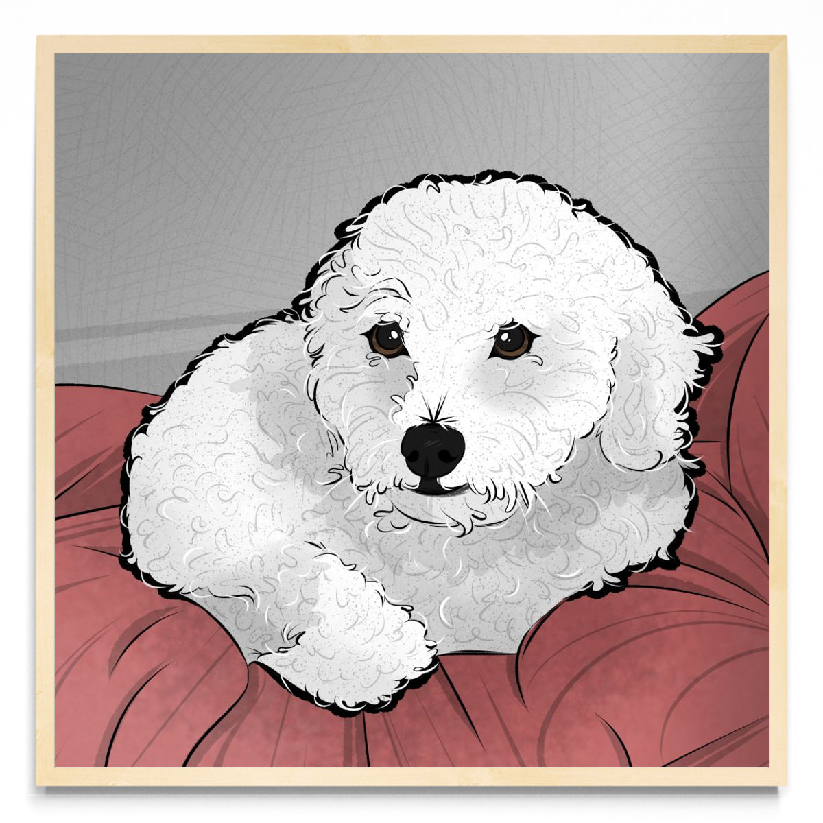 Caniche - Cuadrado MC