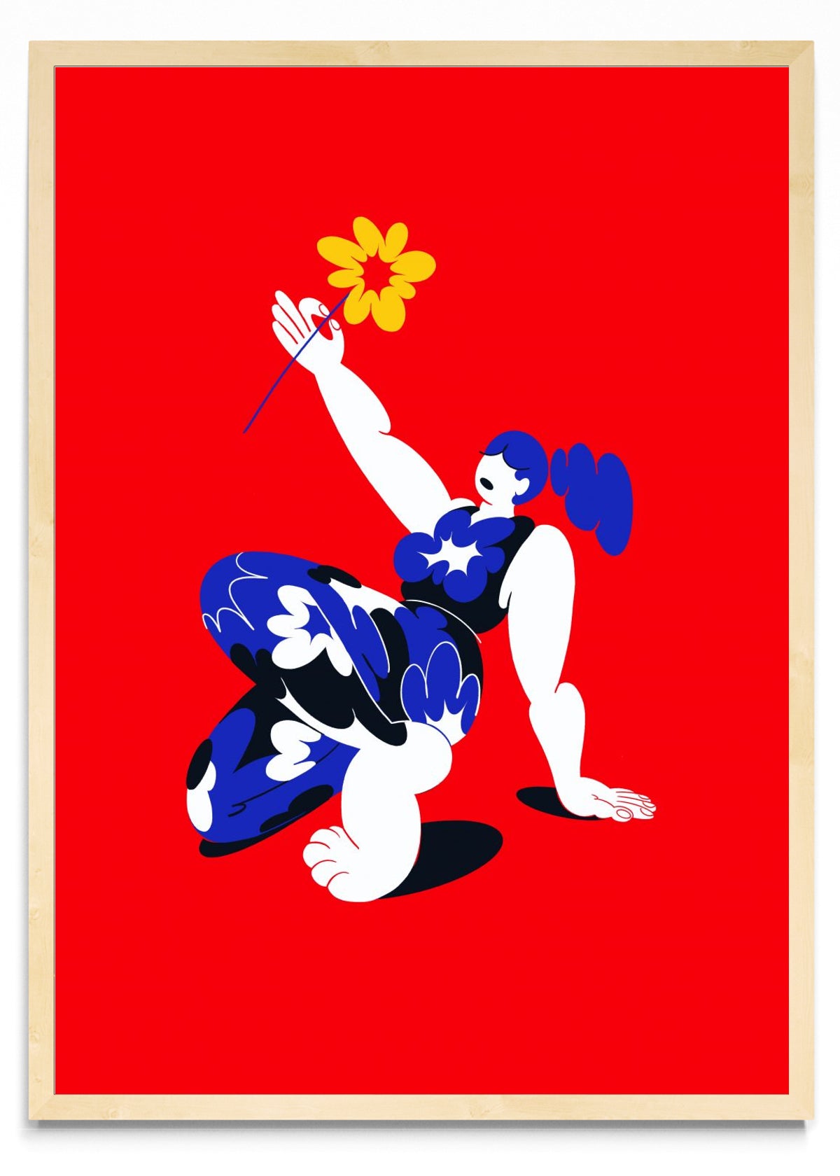 Mujer con flor - Retrato MC