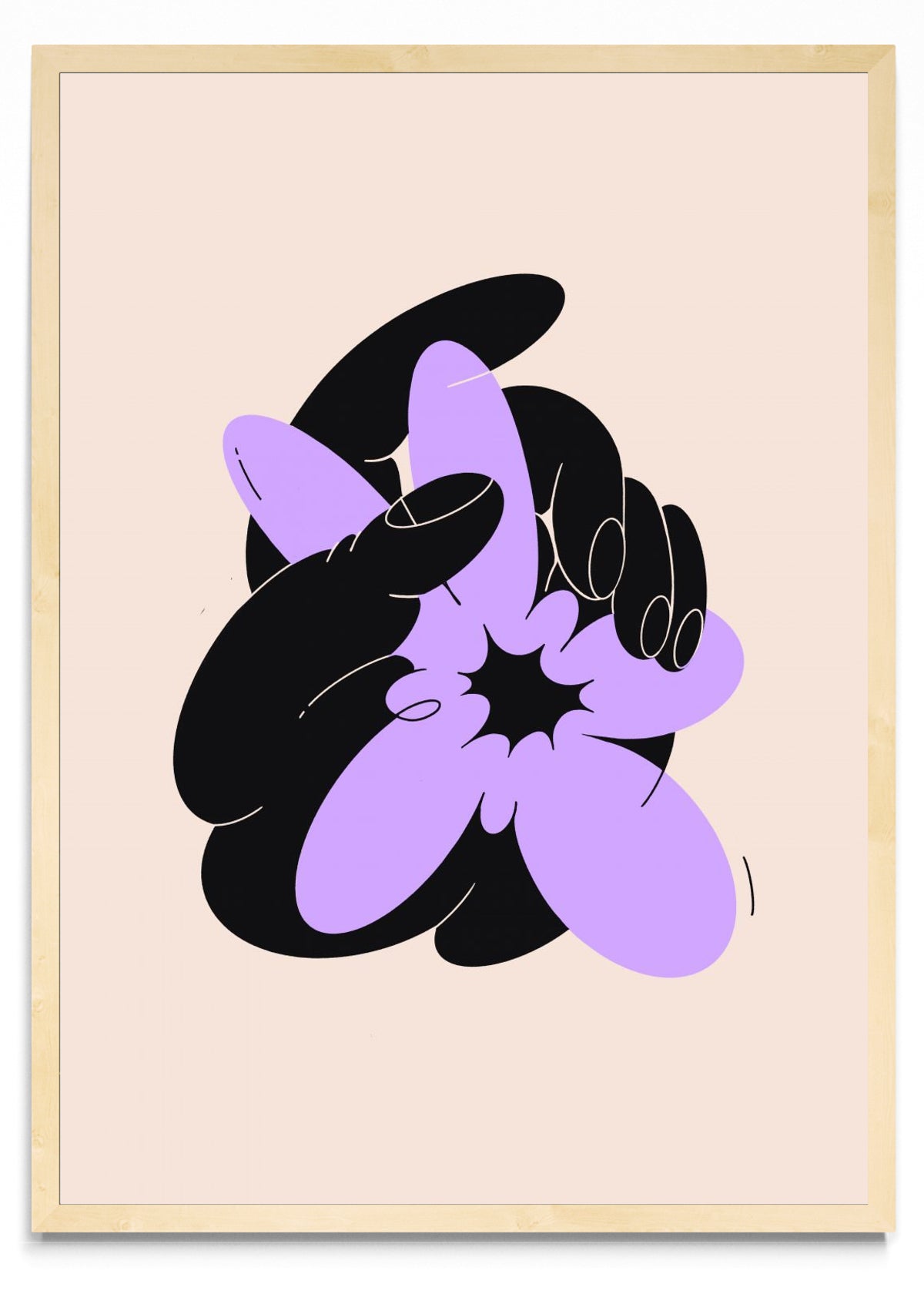 Mano con flor - Retrato MC