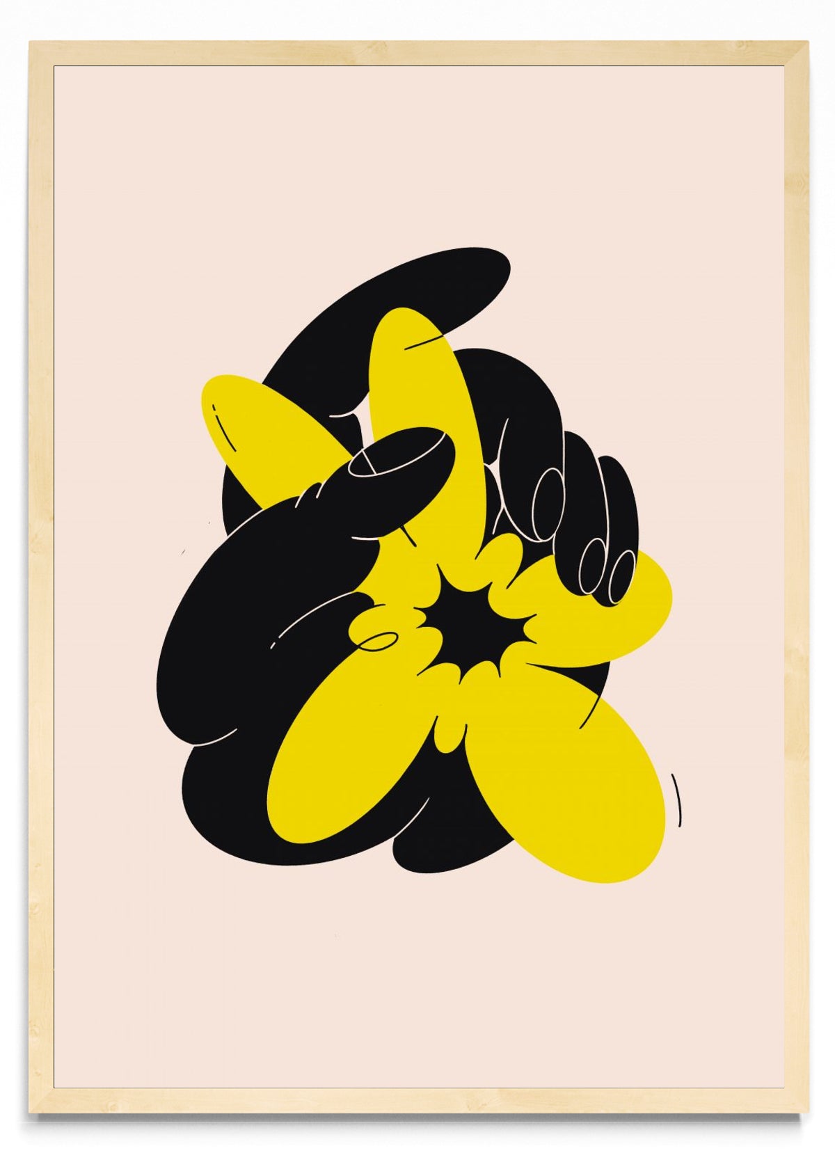 Mano con flor - Retrato MC