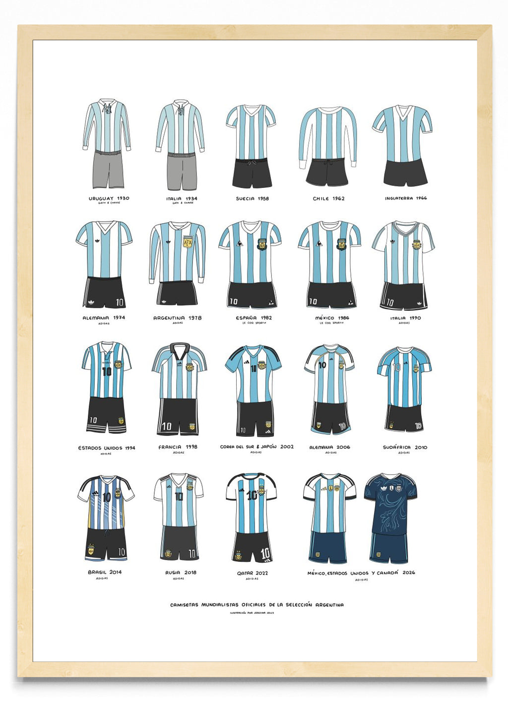 CAMISETAS MUNDIALISTAS - Retrato MC