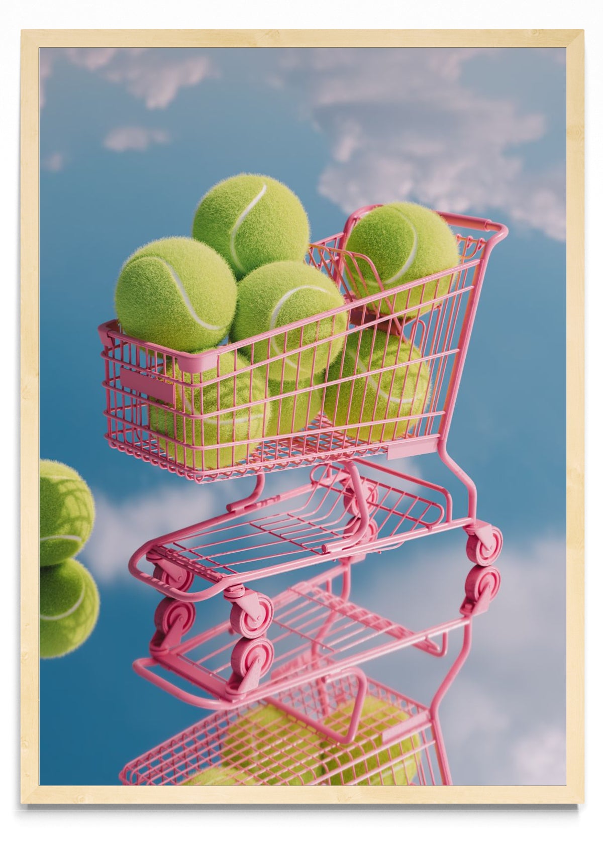 Shopping Cart Series - Tennis - Retrato MC