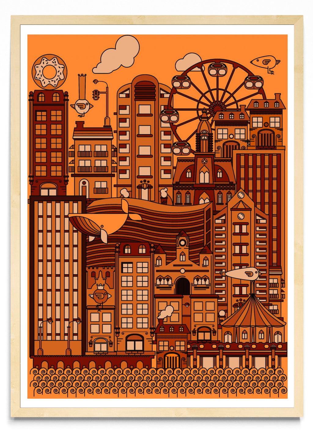 Ciudad ilustrada - Retrato MC