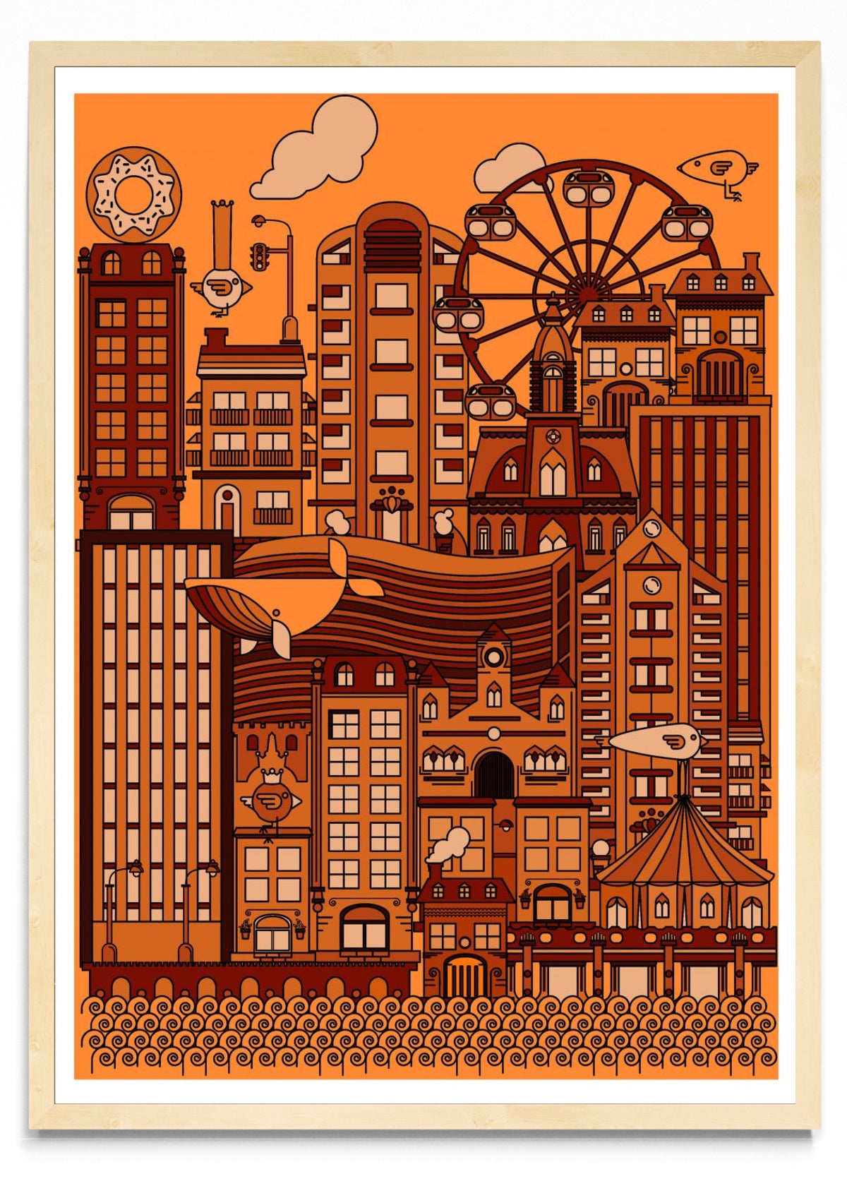 Ciudad ilustrada - Retrato MC