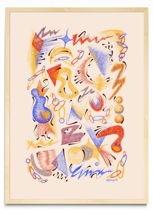 Asemic N1 - Retrato MC
