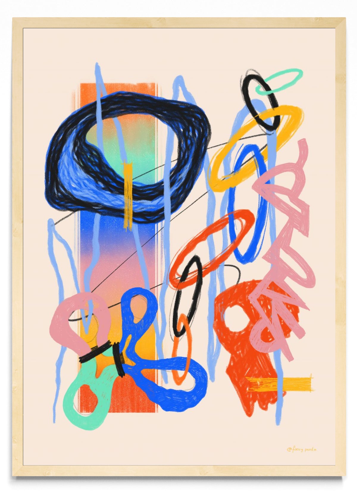 Asemic N4 - Retrato MC