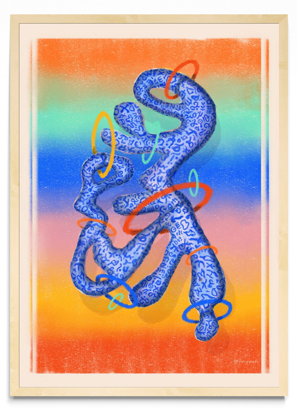 Asemic N 9 - Retrato MC