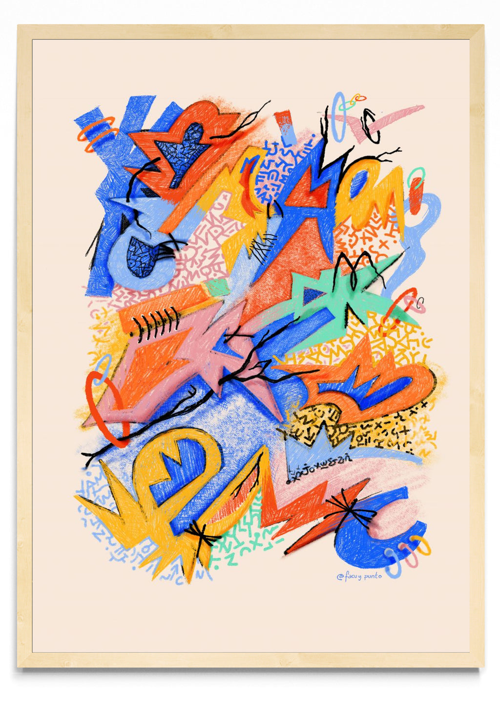 Asemic N10 - Retrato MC