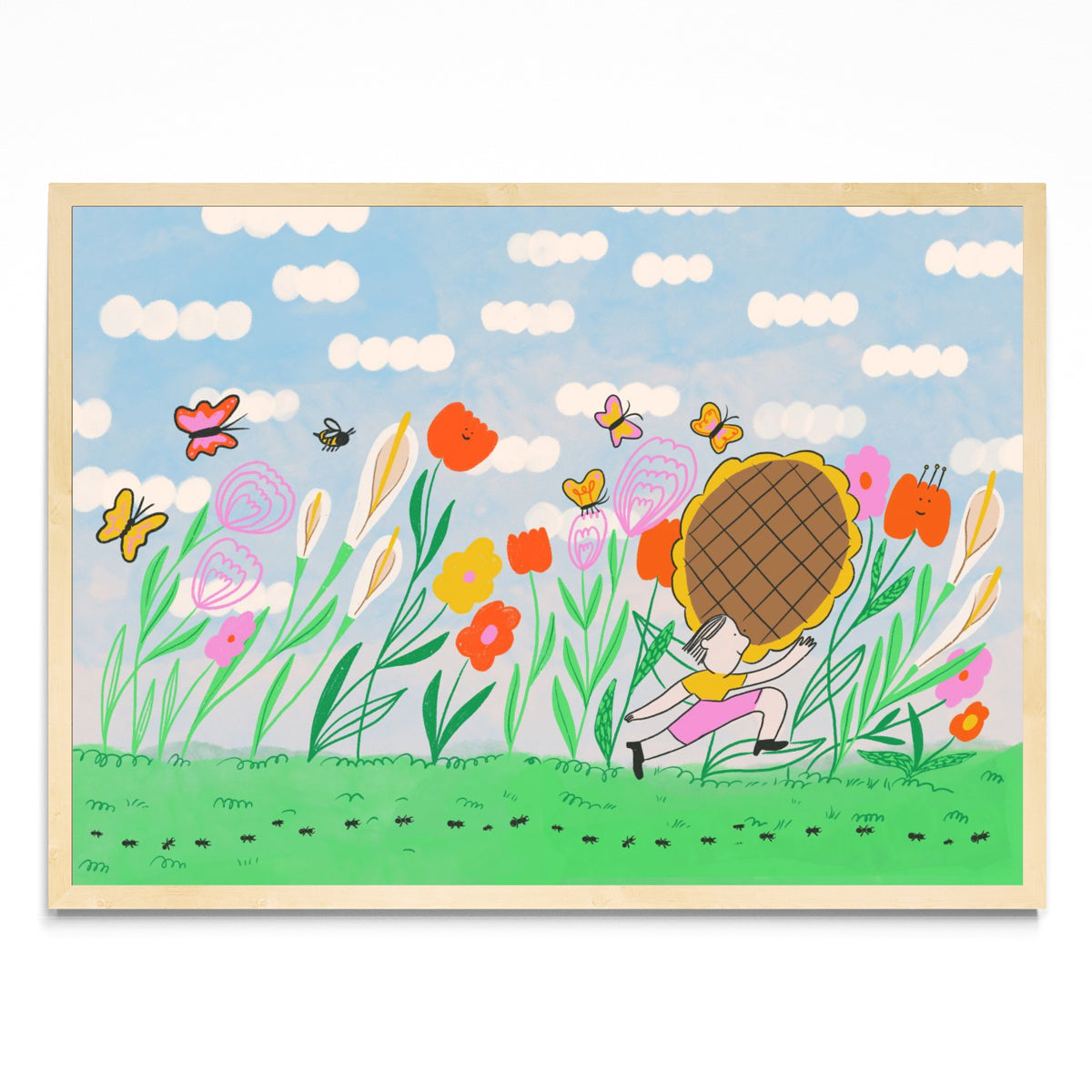 Descanso entre flores - Paisaje MC