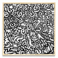 BLACK DOODLE - Cuadrado MC
