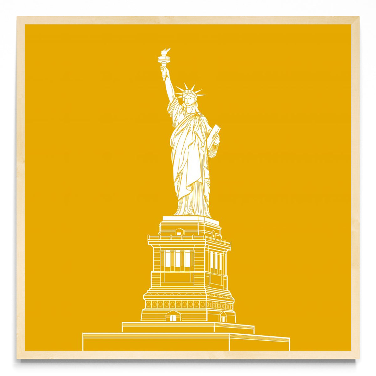 ESTATUA DE LA LIBERTAD - Cuadrado MC