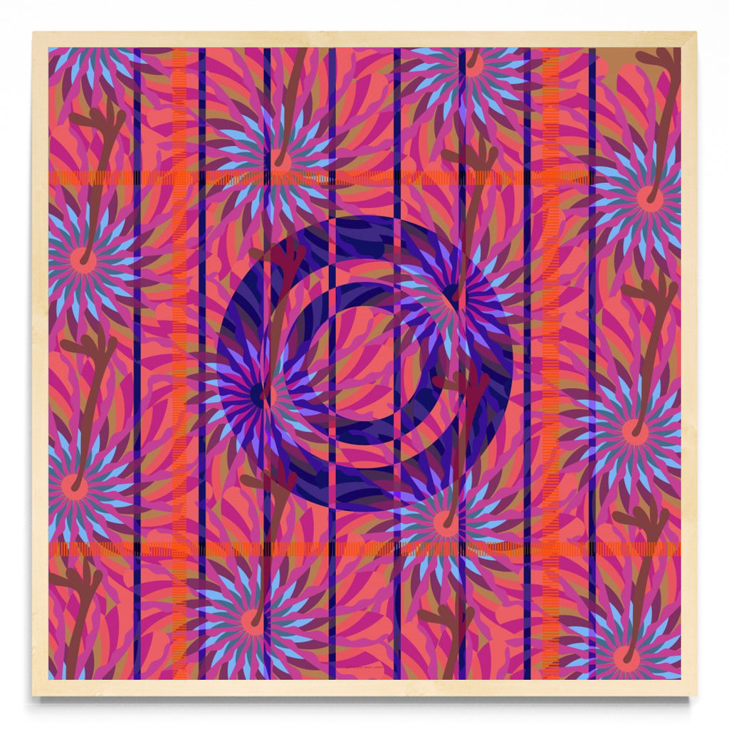Abstract Flower - Cuadrado MC