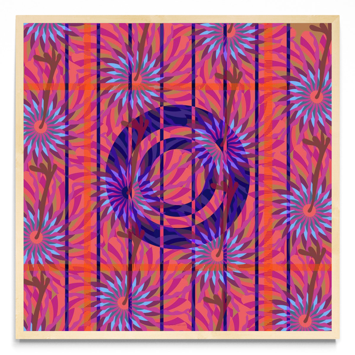 Abstract Flower - Cuadrado MC