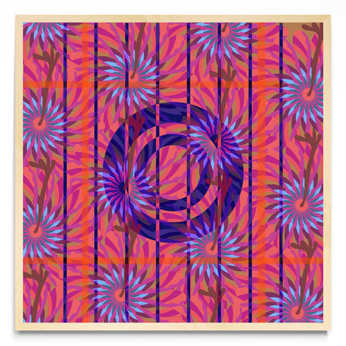 Abstract Flower - Cuadrado MC