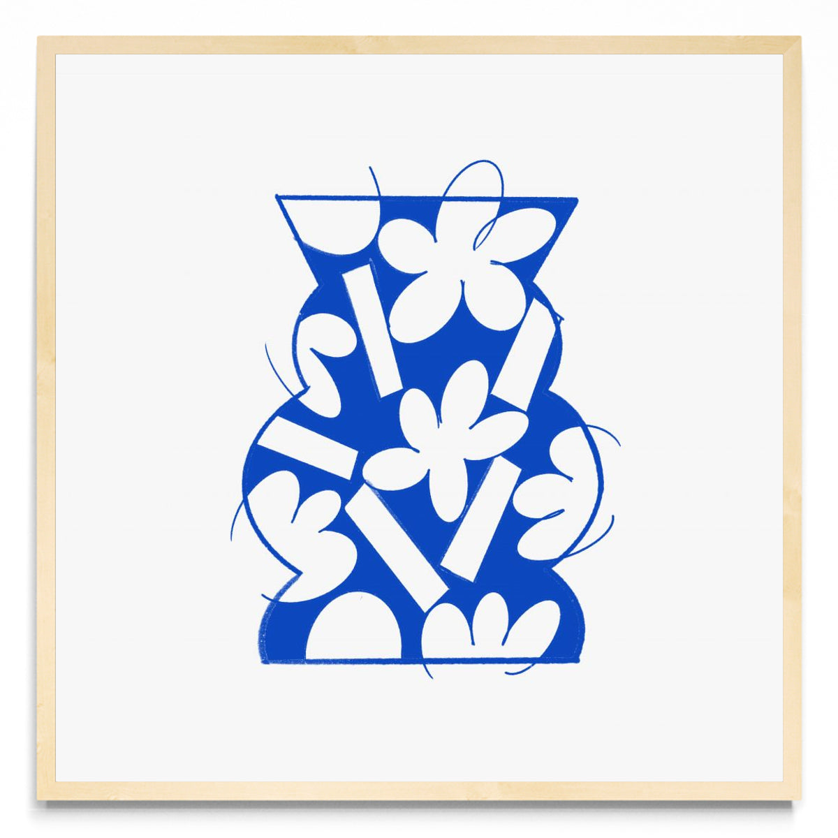 Vase Blue - Cuadrado MC
