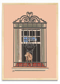 Perrito en la ventana - Retrato MC