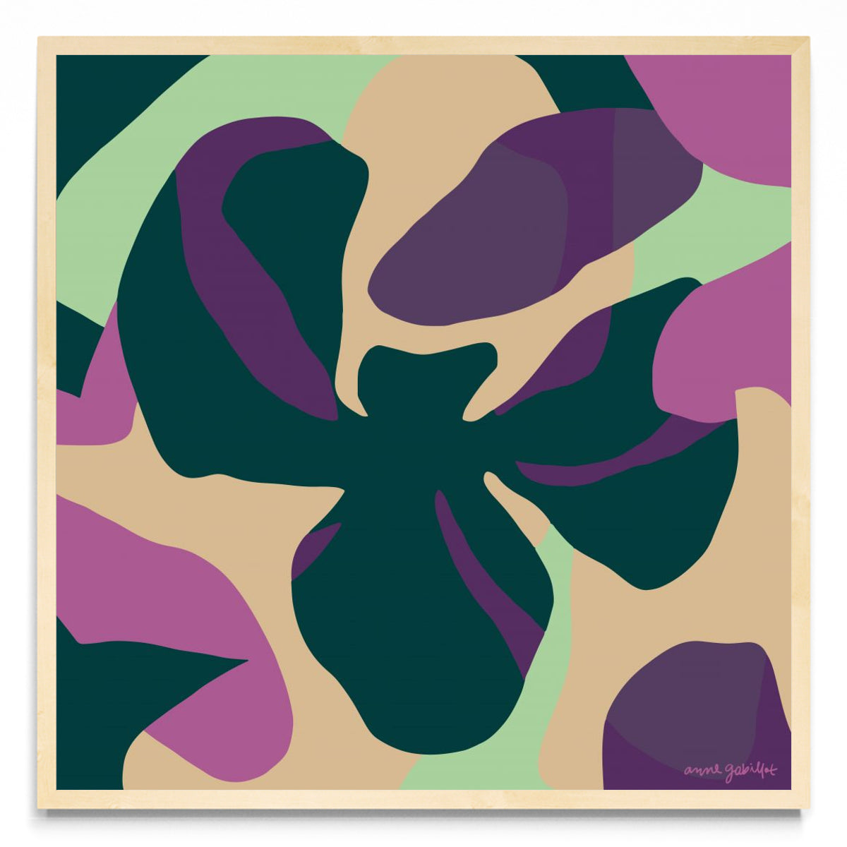 Orquídeas II - Cuadrado MC