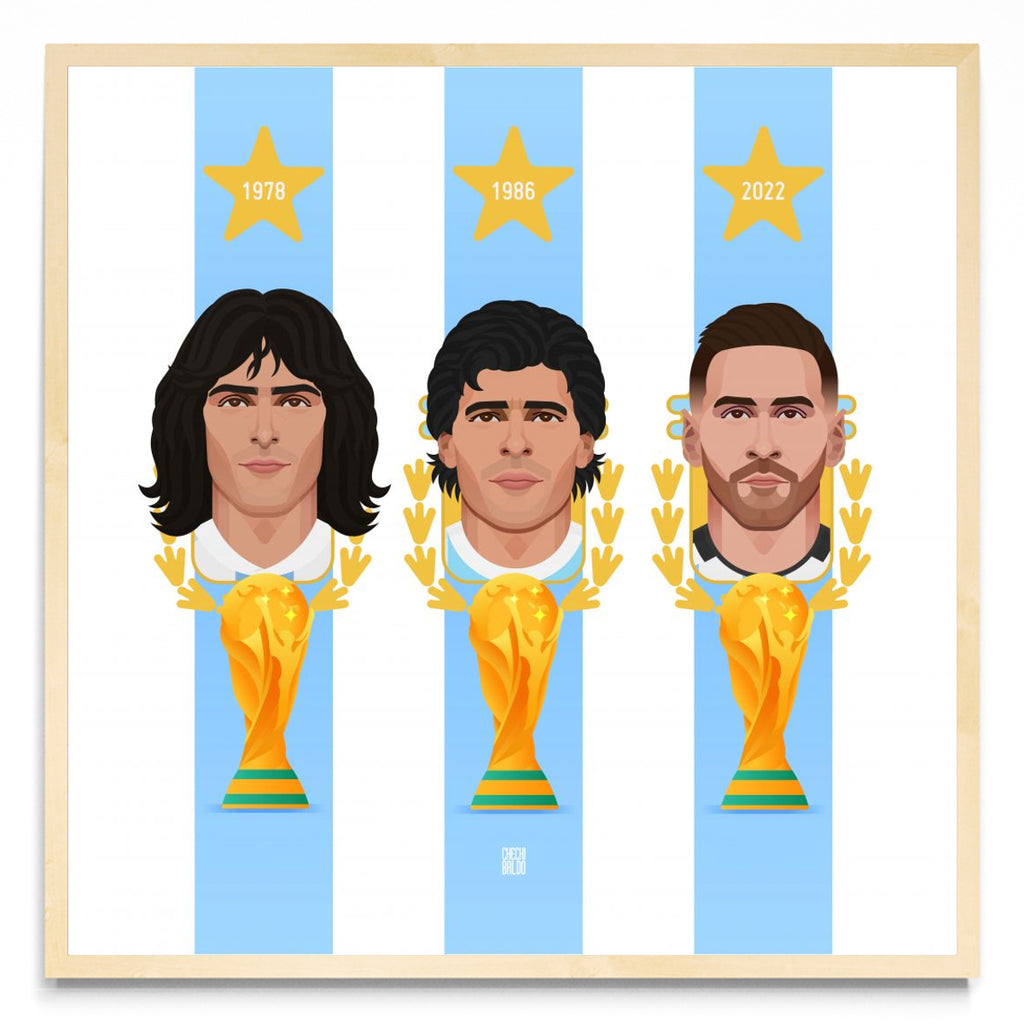 3 Estrellas - Cuadrado MC