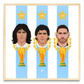 3 Estrellas - Cuadrado MC