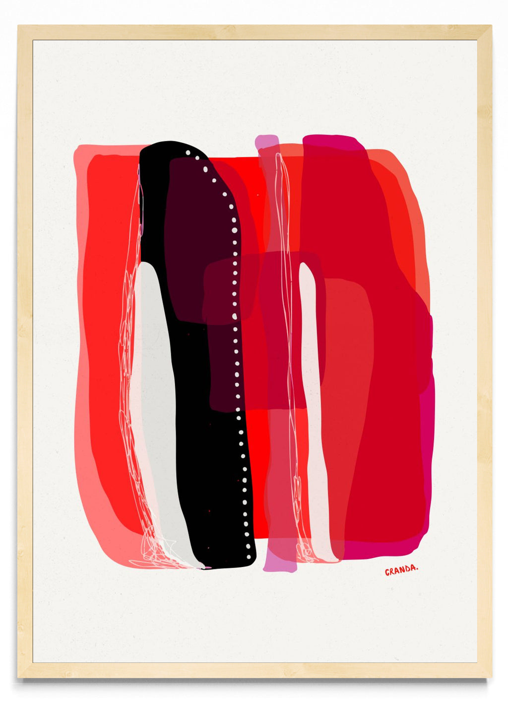 Stripes Rouge - Retrato MC