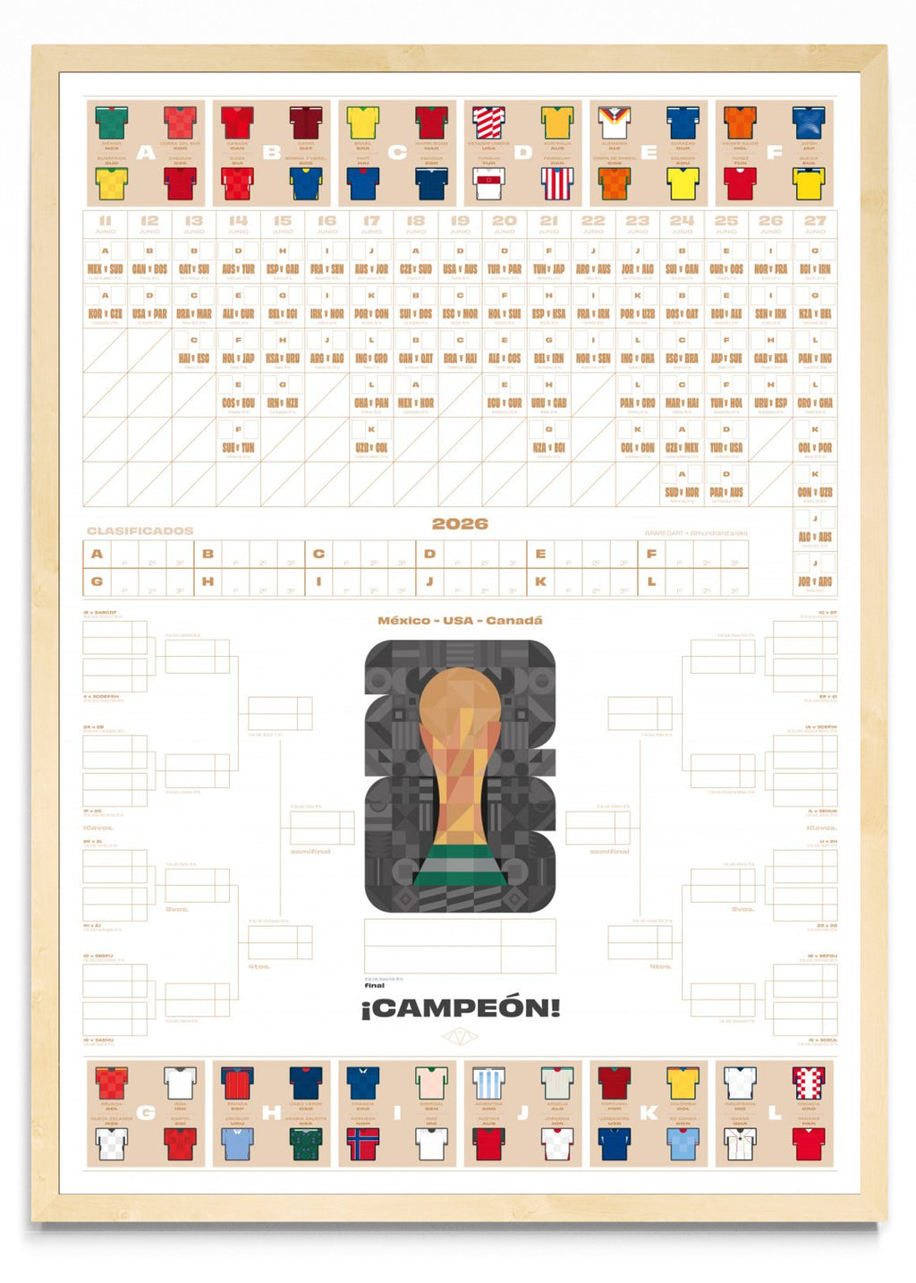 Fixture Mundial 2026 - Retrato MC