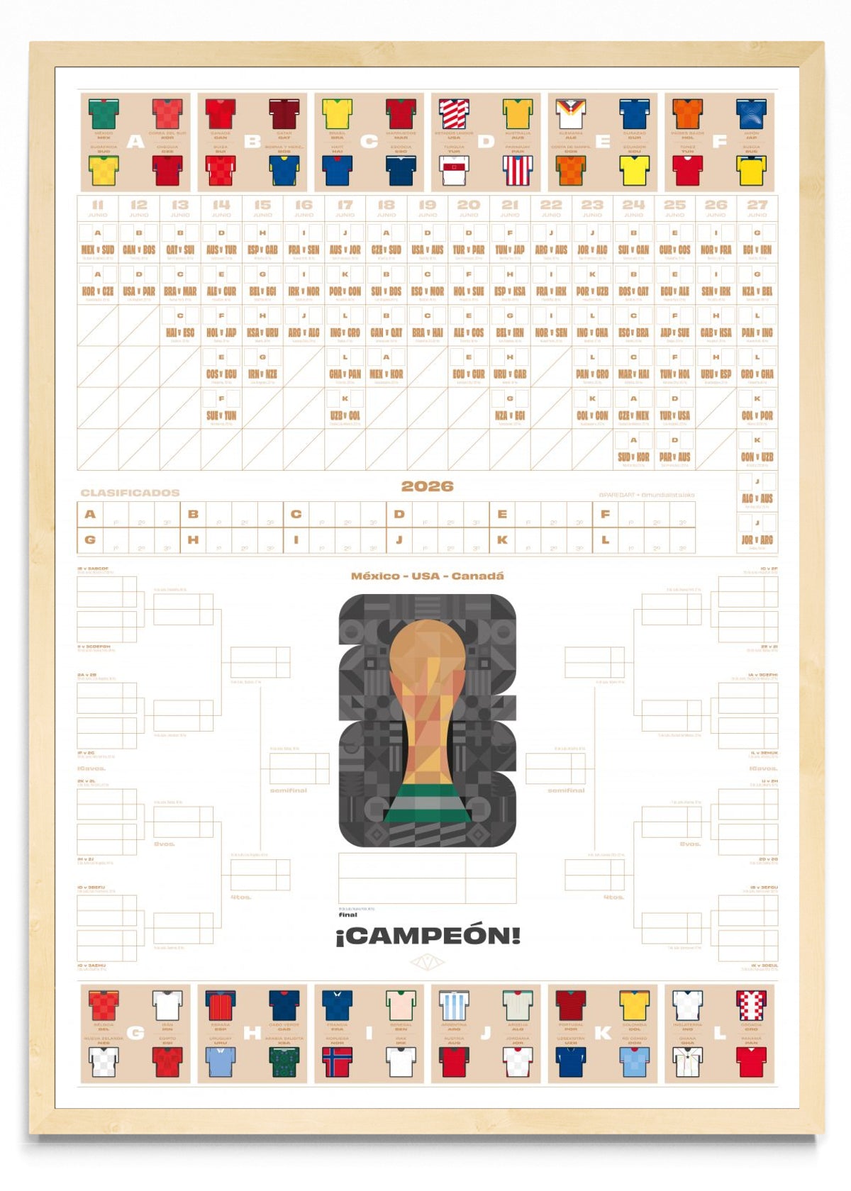 Fixture Mundial 2026 - Retrato MC