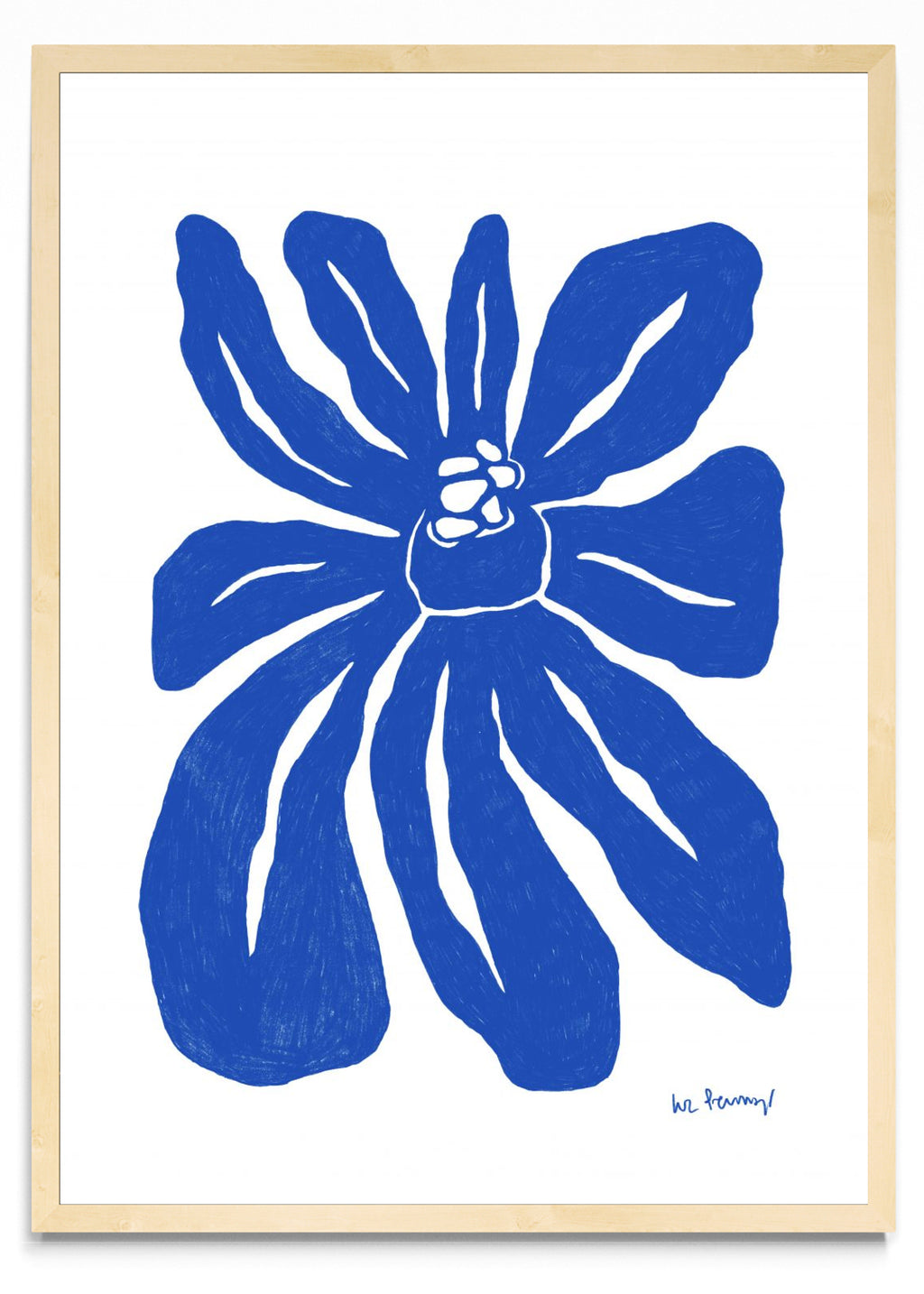 Flor azul 1 - Retrato MC
