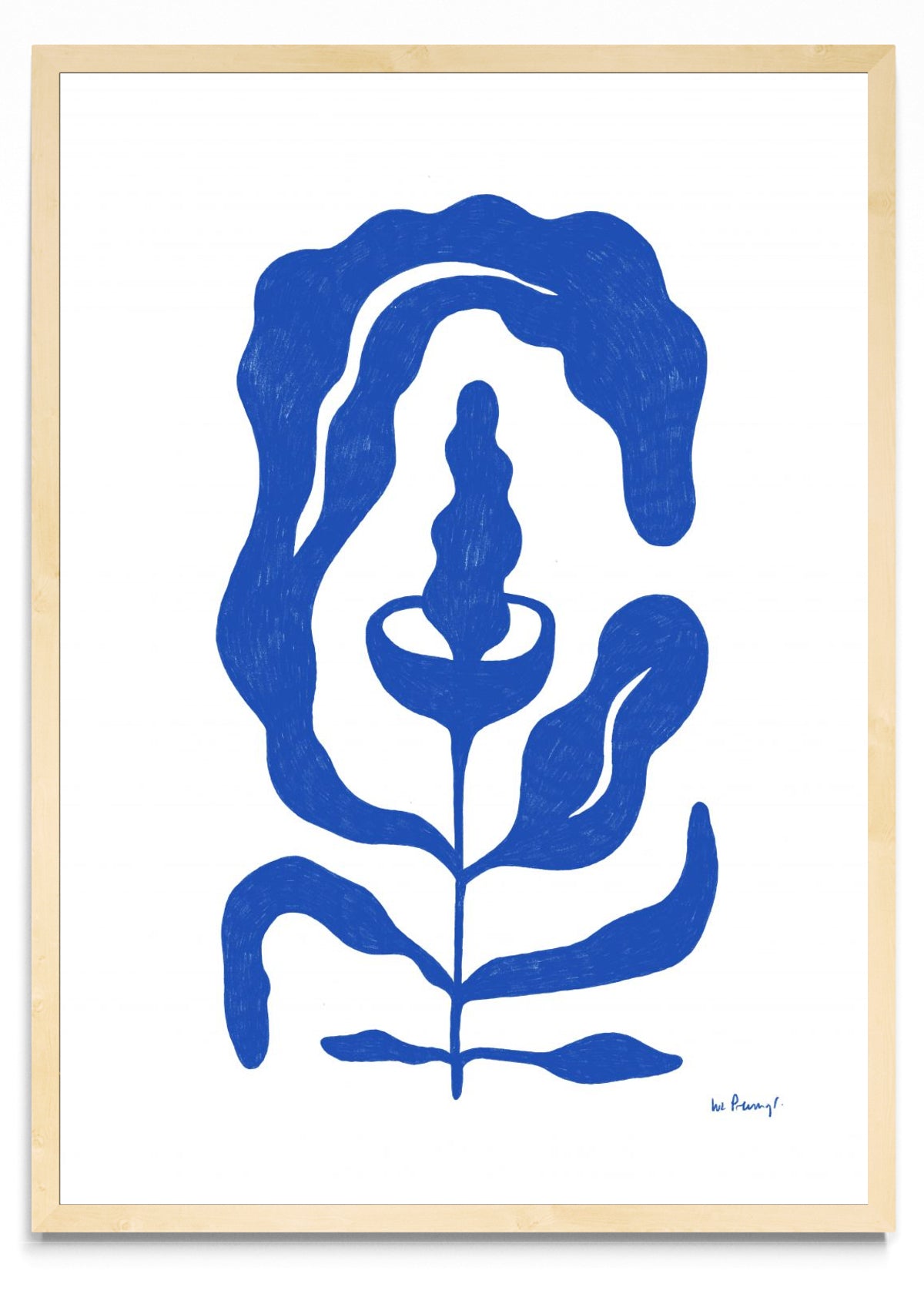 Flor azul 4 - Retrato MC