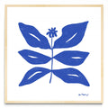 Flor azul 8 - Cuadrado MC