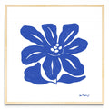 Flor azul 9 - Cuadrado MC