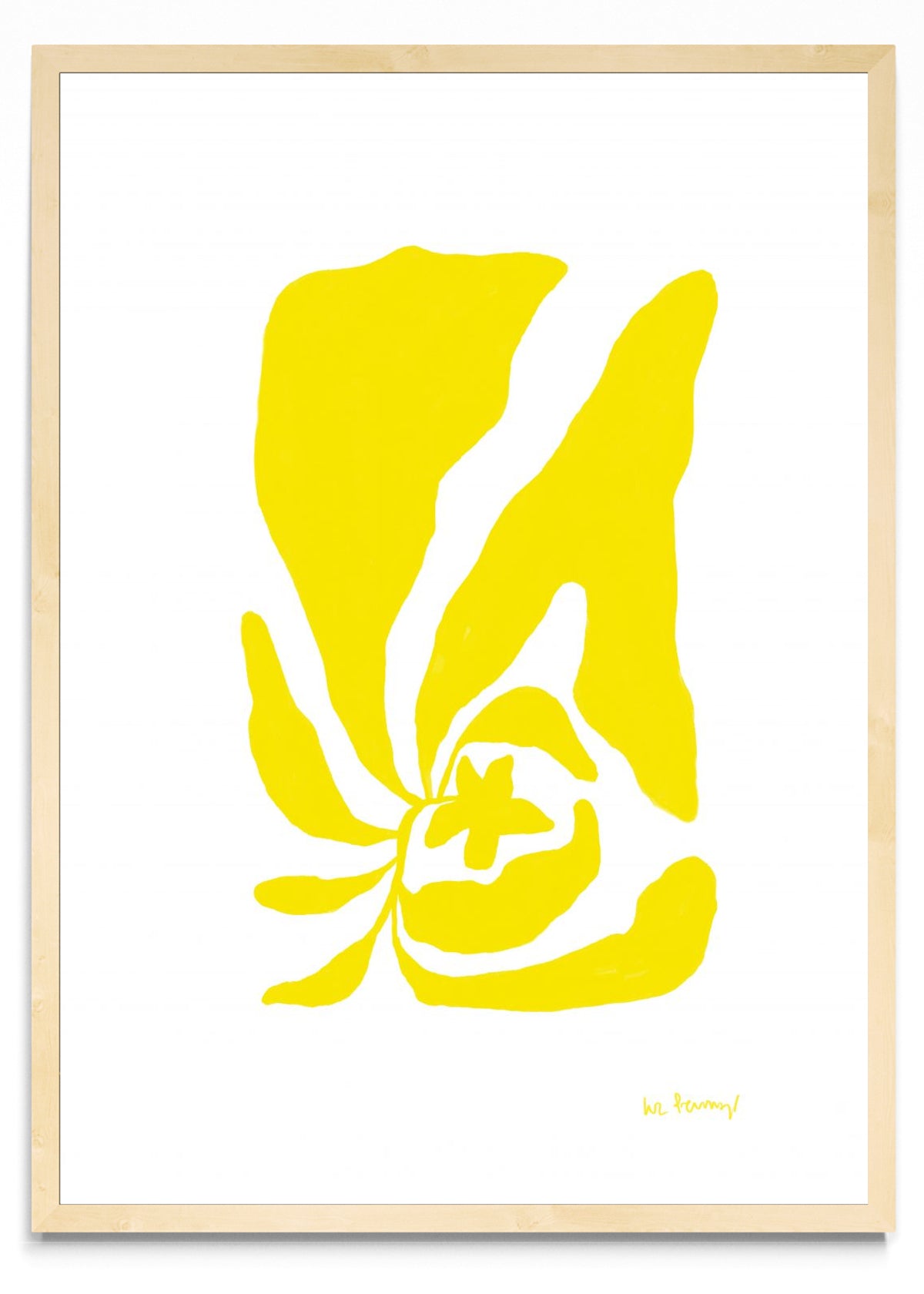 Flor amarilla 3 - Retrato MC