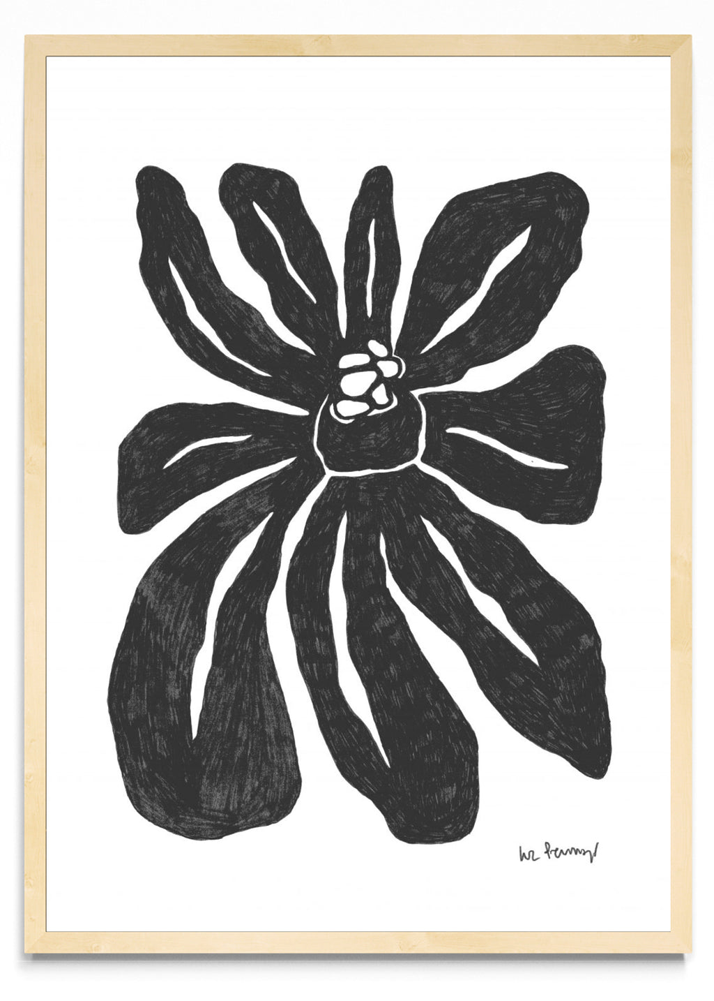 Flor casi negra 1 - Retrato MC