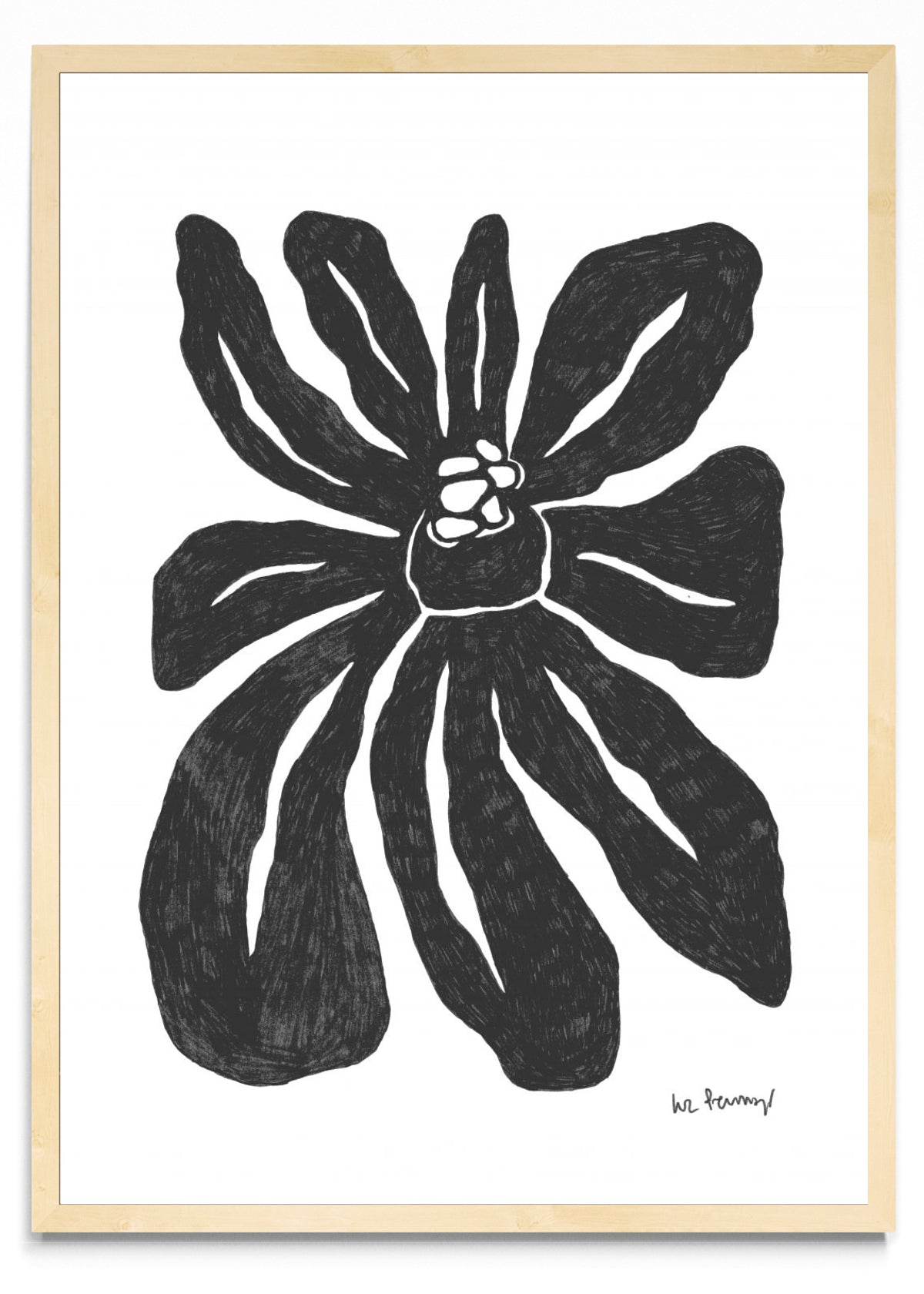 Flor casi negra 1 - Retrato MC