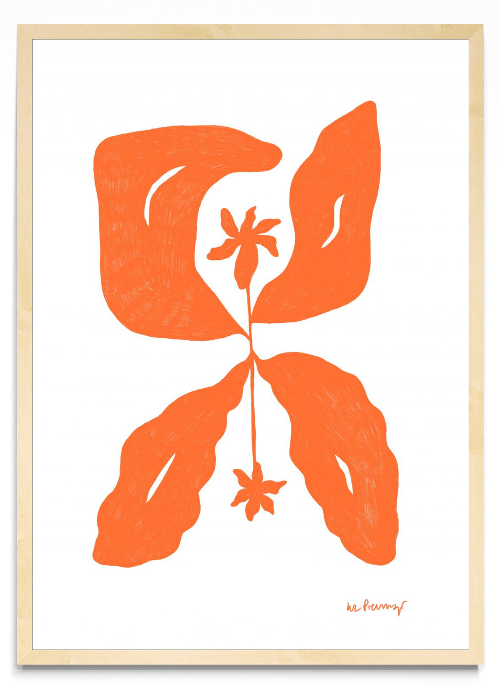 Flor naranja 6 - Retrato MC