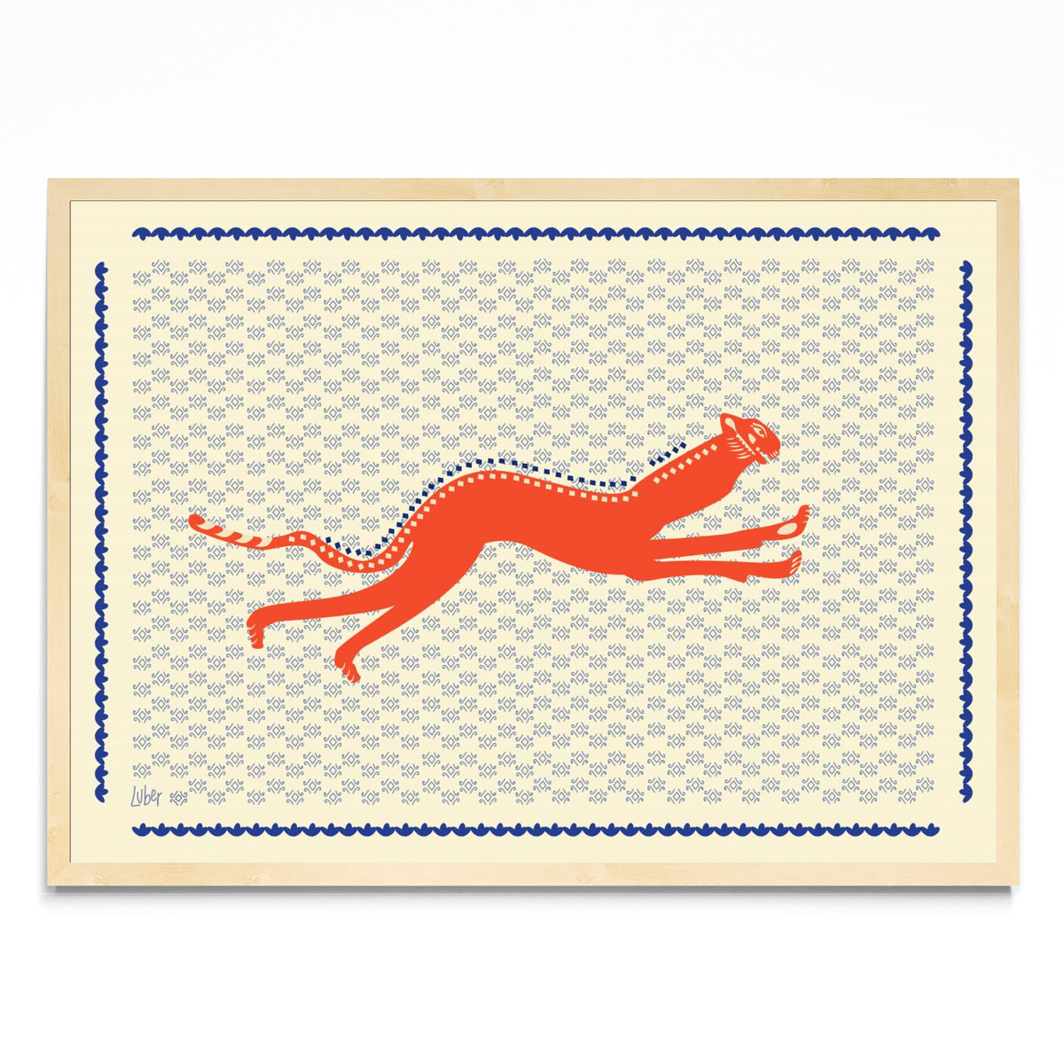 Un cuadrito azul y rojo - Paisaje MC
