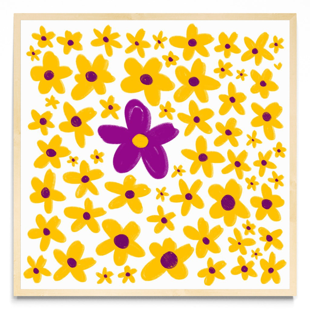 Flores flor florencia. - Cuadrado MC