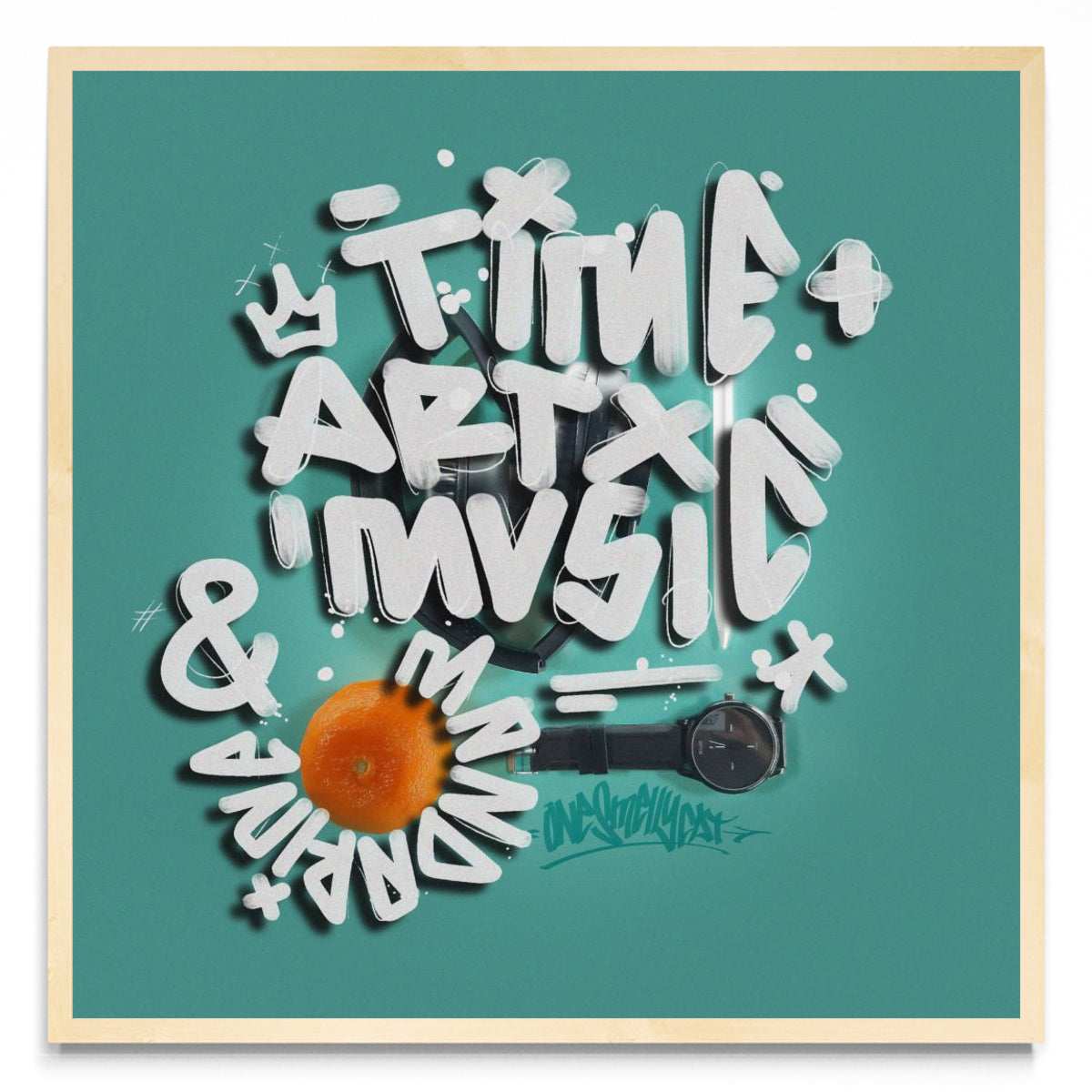 Time Art Music Mandarina - Cuadrado MC
