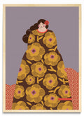 Mujer con vestido marrón - Retrato MC