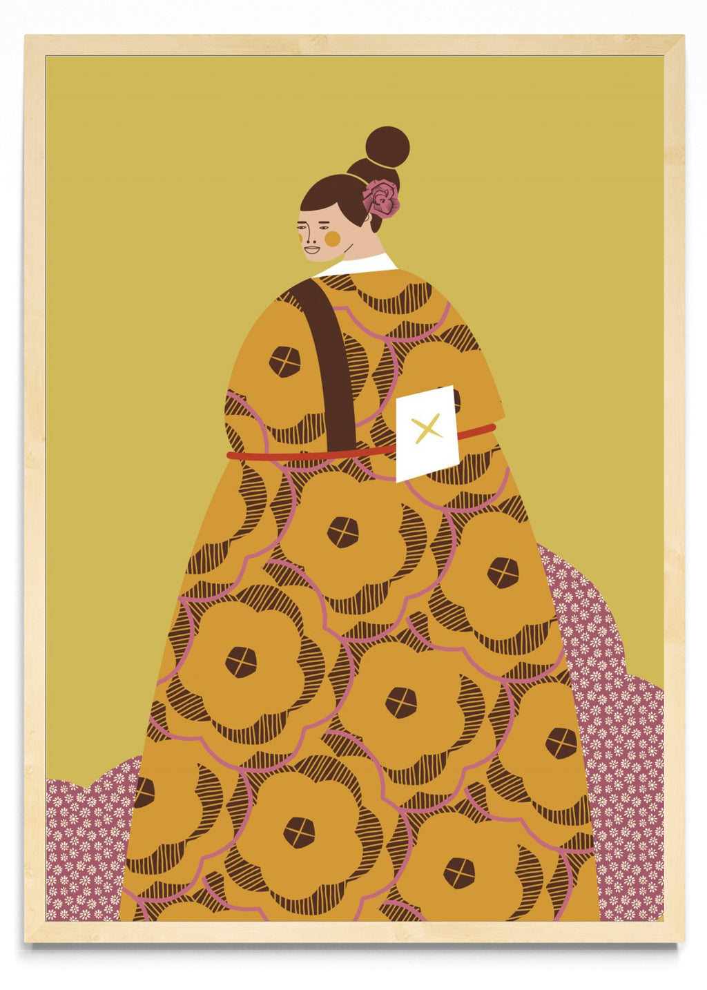 Mujer con Kimono Canela - Retrato MC
