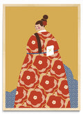 Mujer con Kimono Rojo - Retrato MC