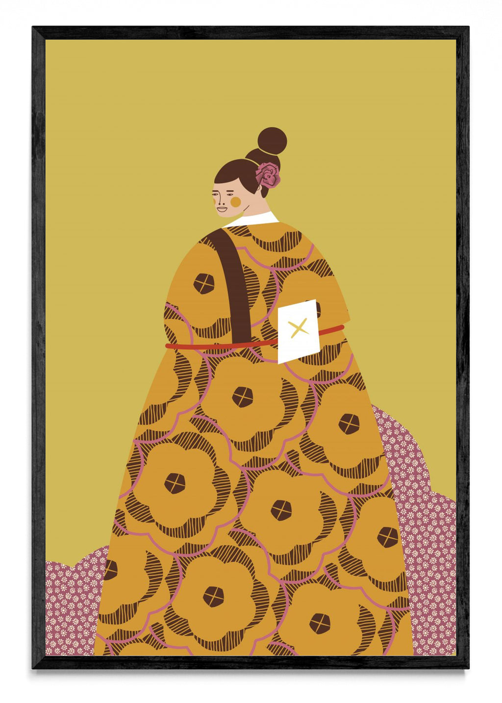 Mujer con Kimono Canela - FotoV N